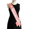 4"x70" Pageant Sash - Pink